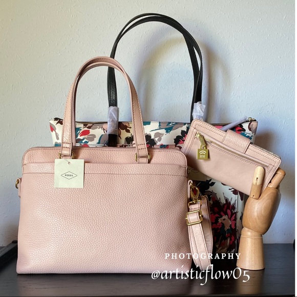 NEW! Fossil Unique Satchel/Crossbody, Tote, Wallet - Picture 4 of 12
